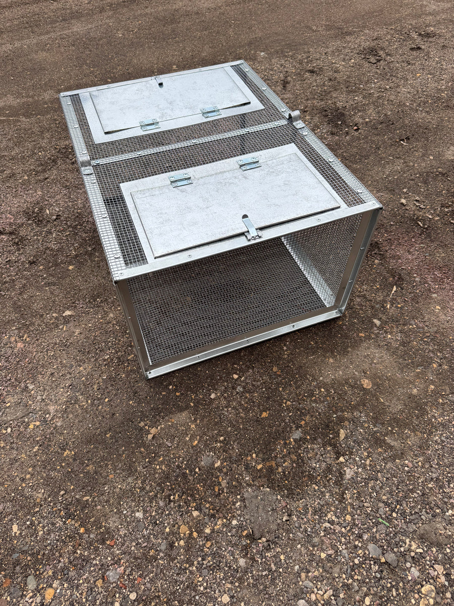 2 Compartment Metal Storage Box - FREE SHIPPING U.S. 48 ONLY – K-Traps