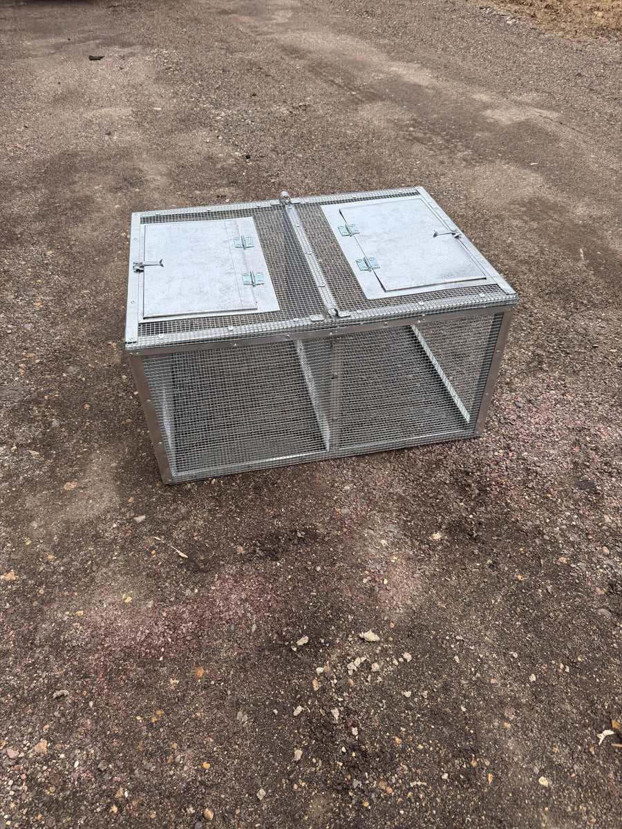 2 Compartment Metal Storage Box - FREE SHIPPING U.S. 48 ONLY – K-Traps